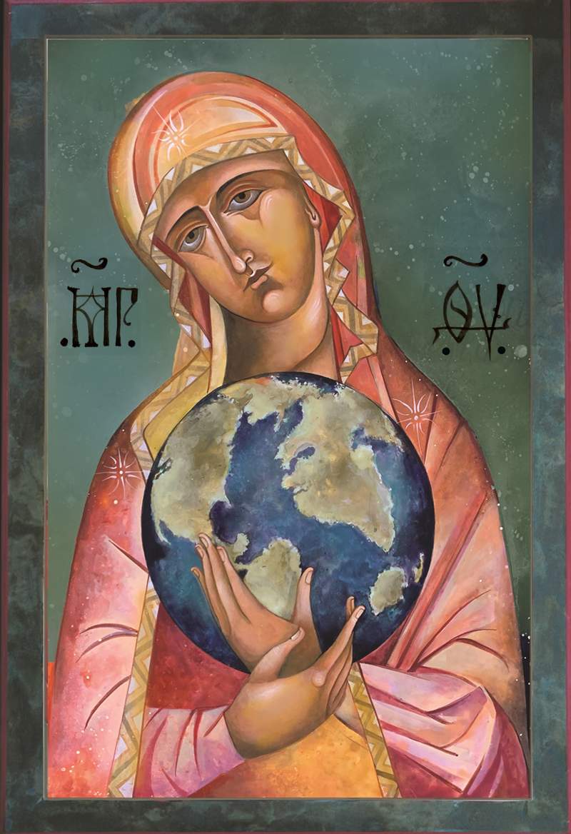 Mary Holds a World of Wisdom-Miller-medium